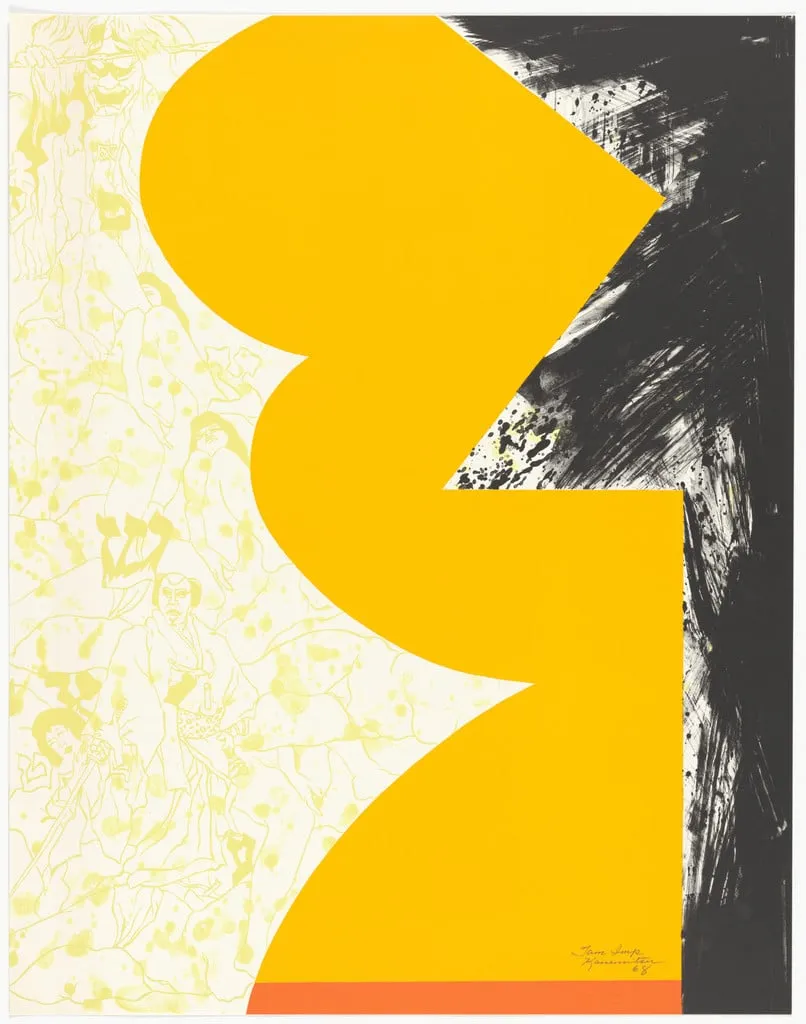 Untitled, by Matsumi Kanemitsu, ink, 1968