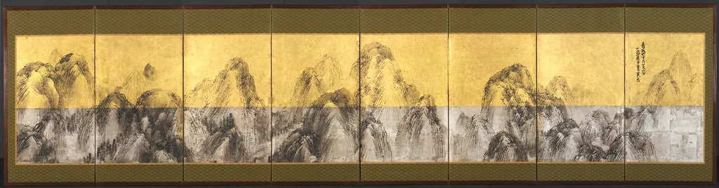 Seventy-two Peaks Against the Blue Sky, by Matsumura Goshun, unspecified, 1793