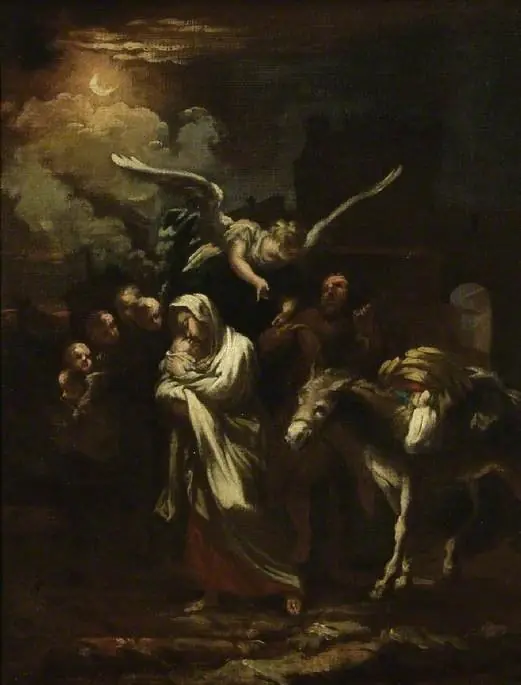 The Flight into Egypt, by Matteo Bonechi