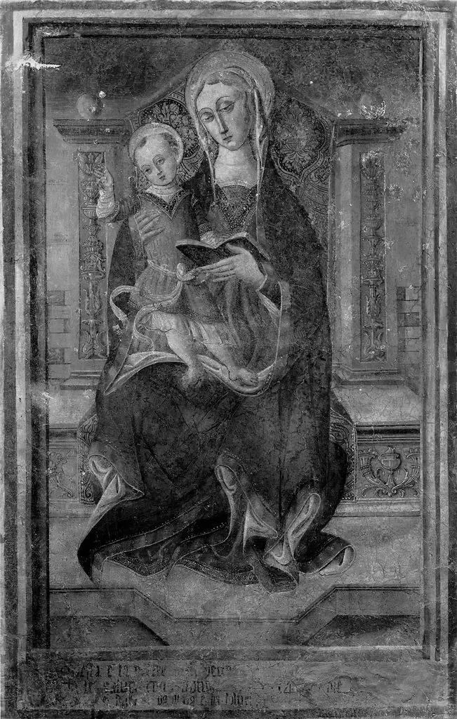 Virgin and Child Enthroned, by Matteo da Gualdo