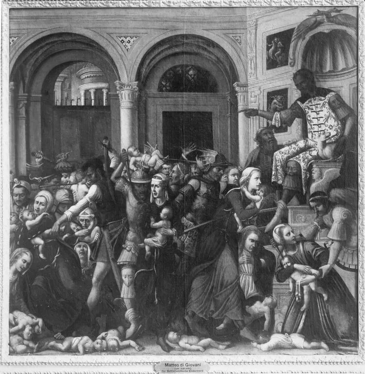 massacre of the Innocents, by Matteo di Giovanni, unspecified, 1462