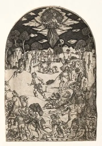 The Conversion of Saint Paul, by Matteo di Giovanni
