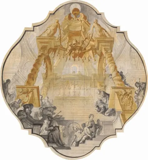 Worshippers at the Tomb of Saint Peter, by Matthäus Günther