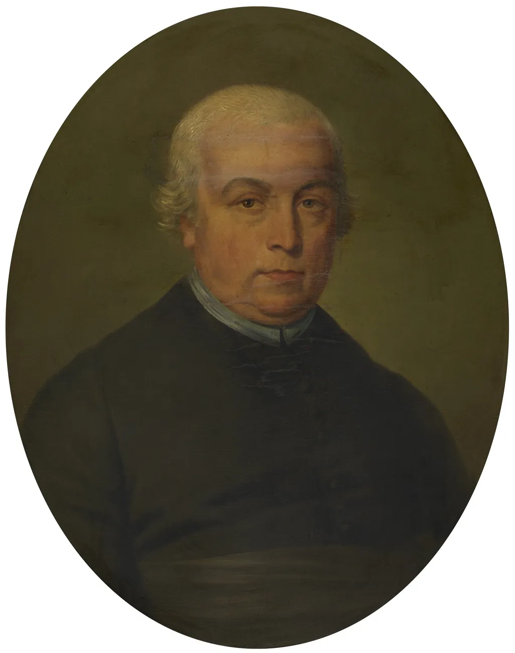 Priest Jacques-Matthieu De Moor, by Mattheus Ignatius van Bree, oil, 1816