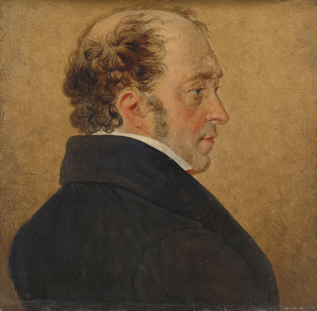 Self-Portrait, by Mattheus Ignatius van Bree, oil
