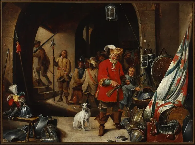 Guardhouse, by Mattheus van Helmont