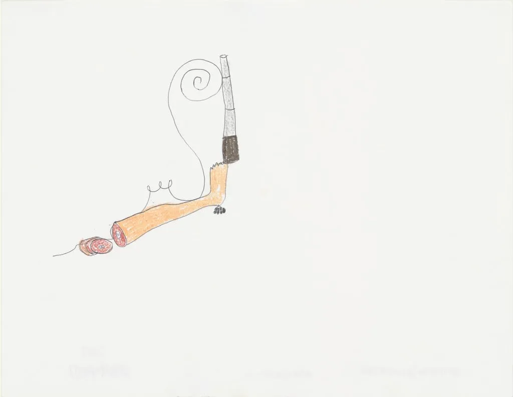 Untitled, by Matthew Ronay, graphite, 2003