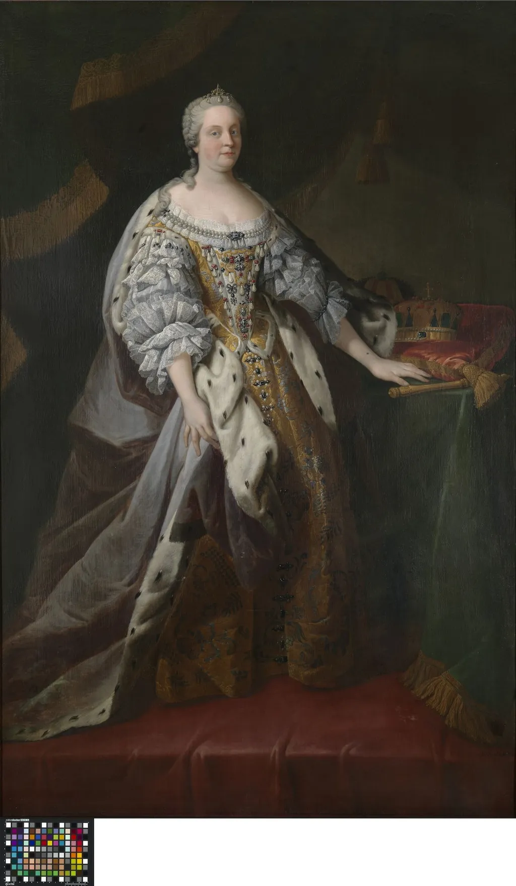Portret van keizerin Maria Theresia, by Matthias de Visch, oil, 1749