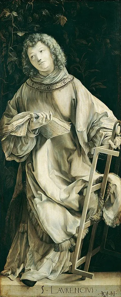 Saint Lawrence, by Matthias Grünewald