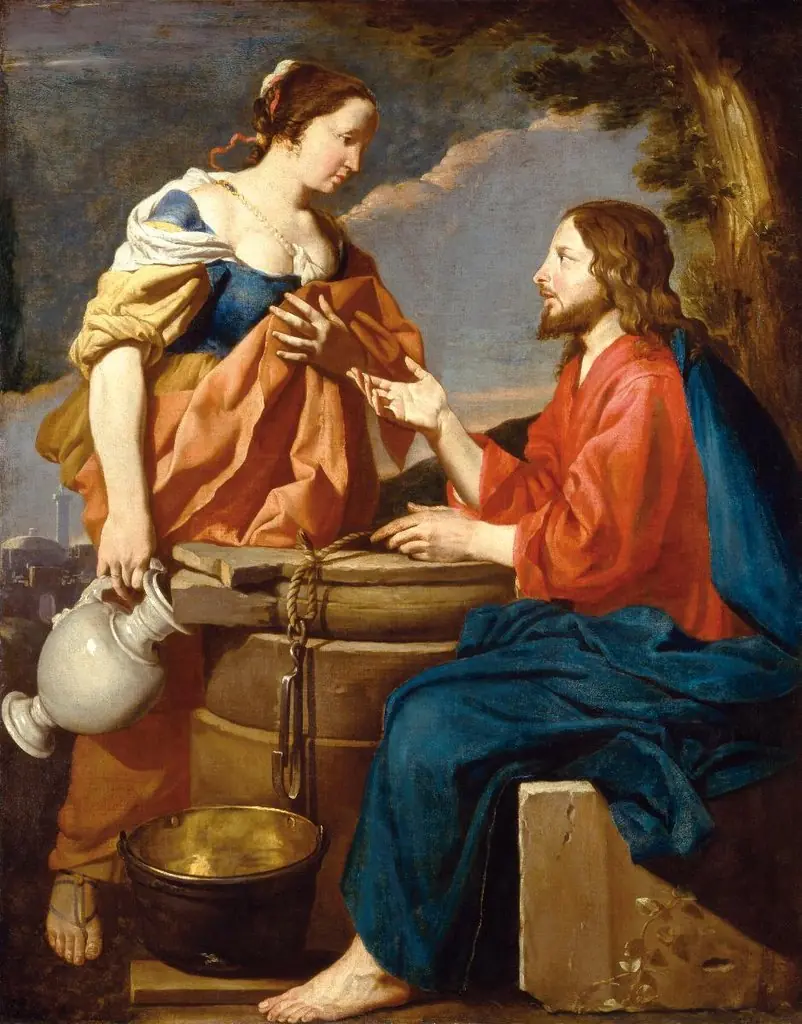 Christus und die Samariterin, by Matthias Stom