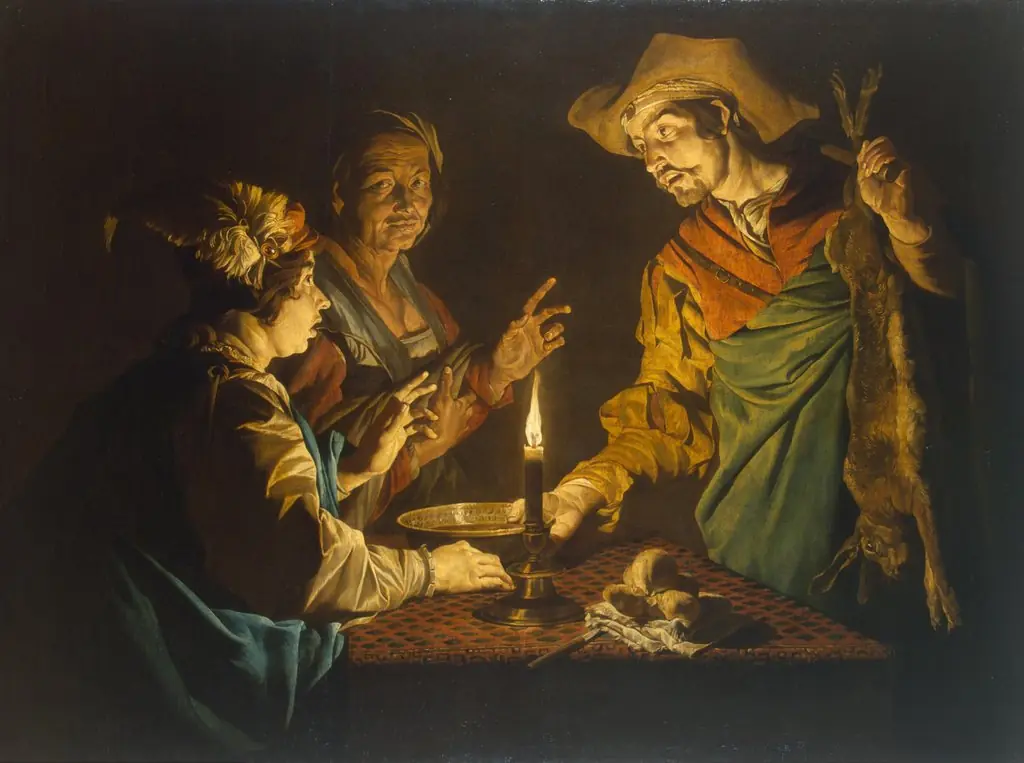 Esau and Jacob, by Matthias Stom