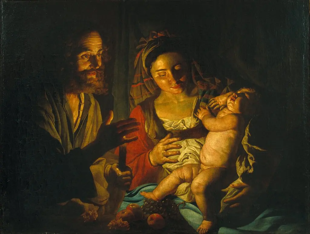 Holy Family, by Matthias Stom