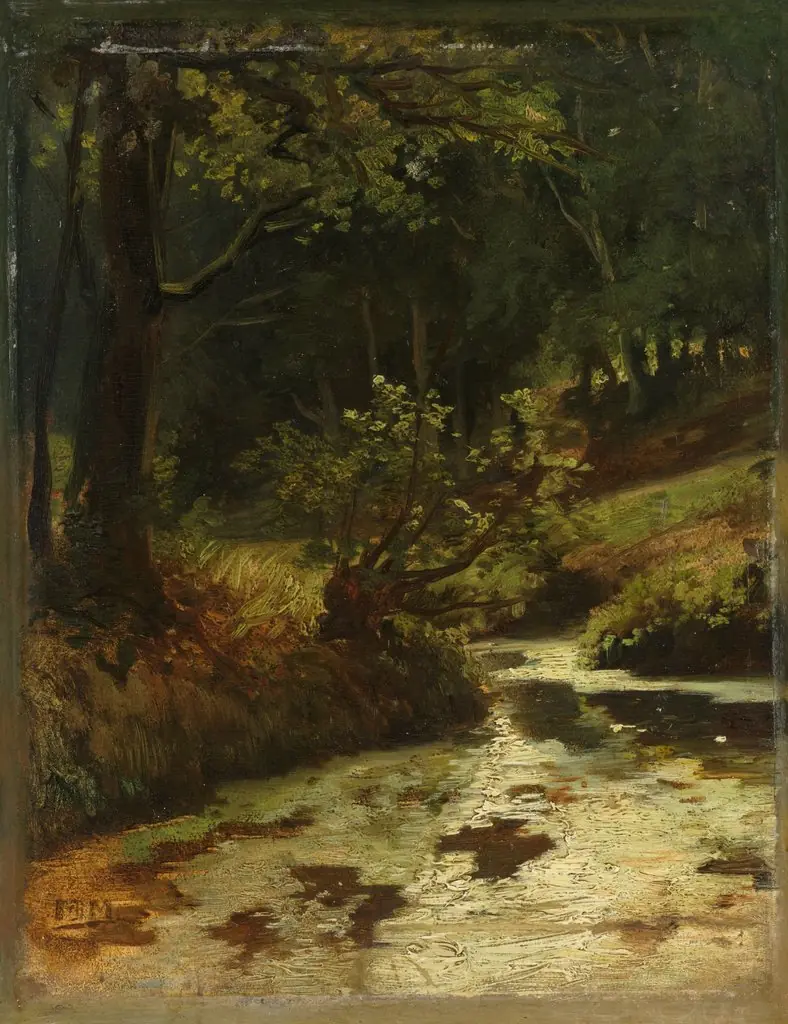 Brook in the Woods near Oosterbeek, by Matthijs Maris