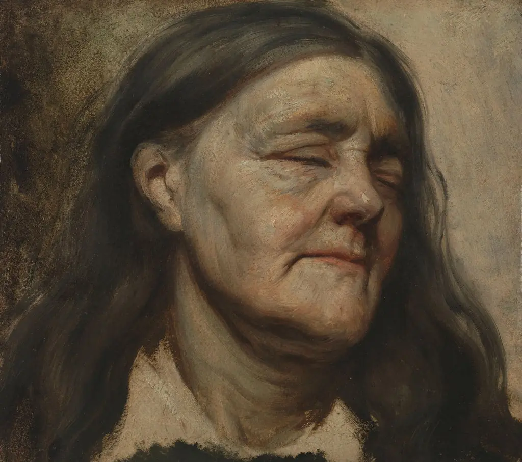 Study of an Old Woman, by Matthijs Maris