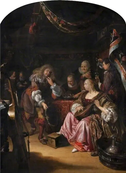 A Brothel Scene, by Matthijs Naiveu