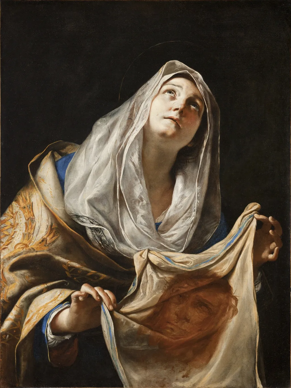 Saint Veronica with the Veil, by Mattia Preti, oil, 1657