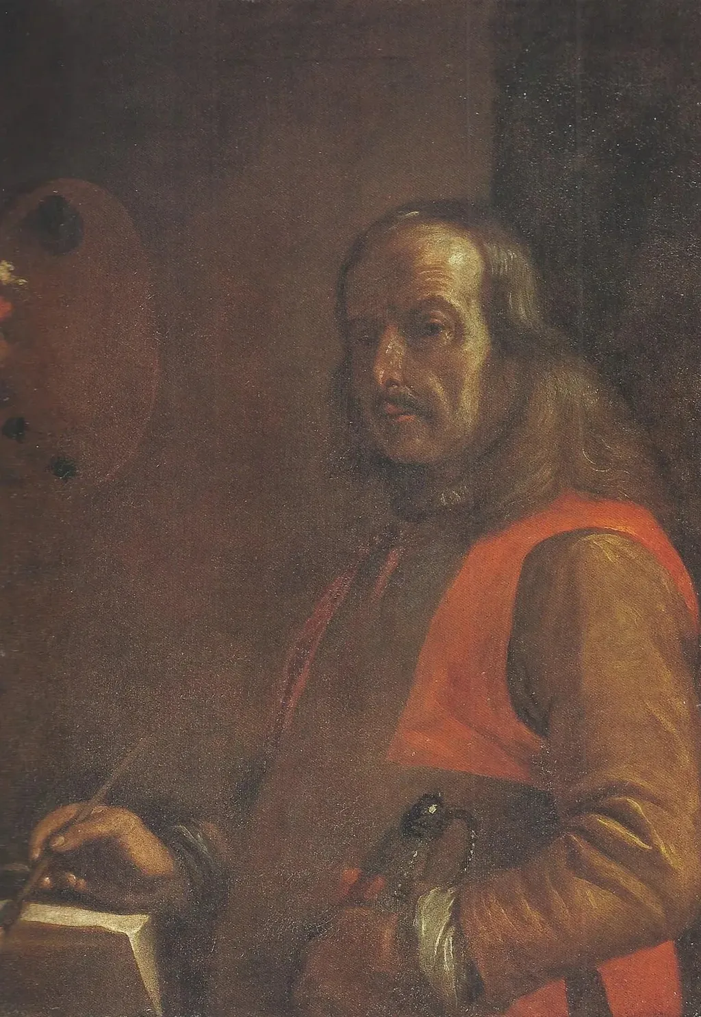 Self-portrait, by Mattia Preti, oil, 1698