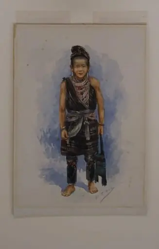 A kayah woman, by Maung Tin Hla