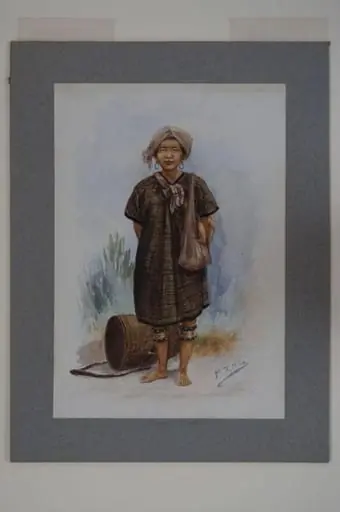 A Taung Yo woman, by Maung Tin Hla