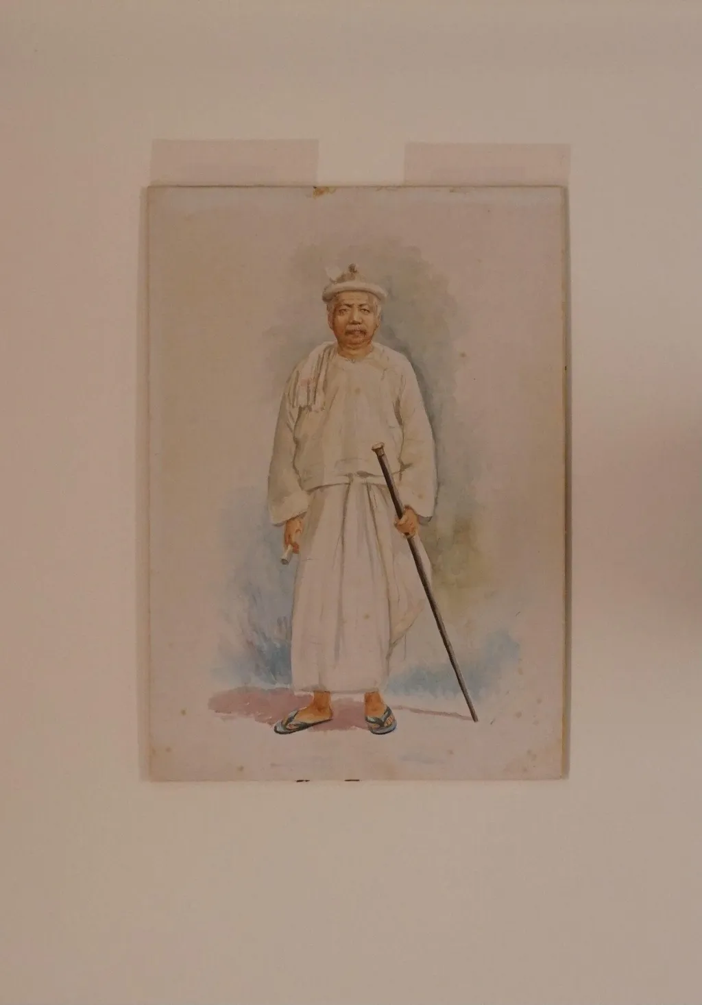 Untitled, by Maung Tin Hla, watercolor, 1903