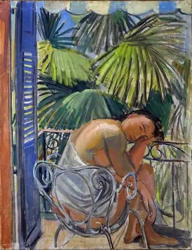 Balconul din Ascona, by Maurice Barraud