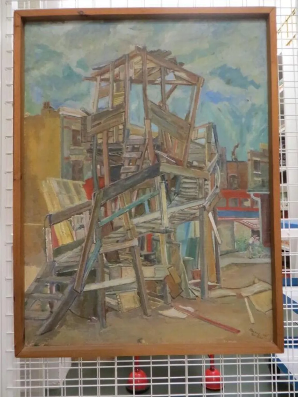 Notting Hill Adventure Playground, by Maurice Ben Rose, paint, 1964