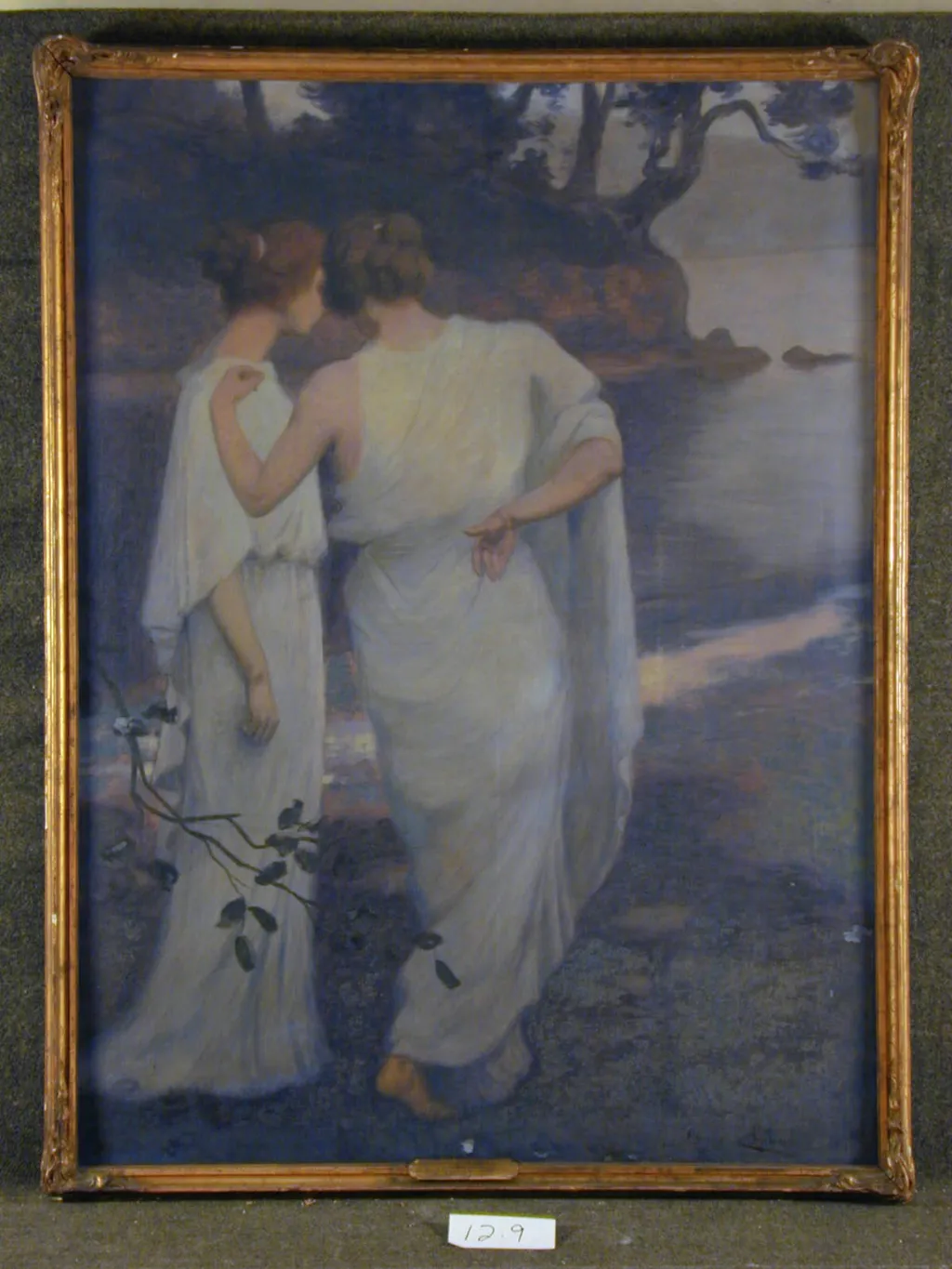 Serenity, by Maurice Chabas, oil, 1911