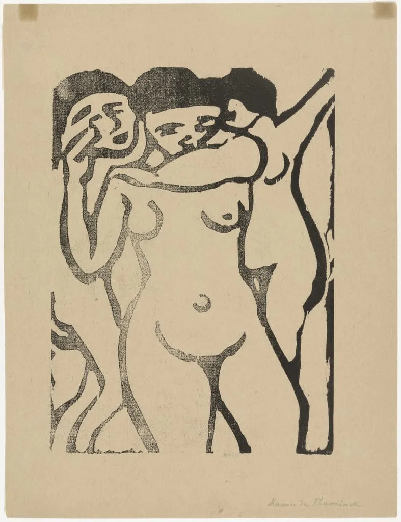Untitled, by Maurice de Vlaminck, ink, 1906