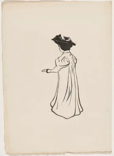 Etude pour un portrait, by Maurice Delcourt