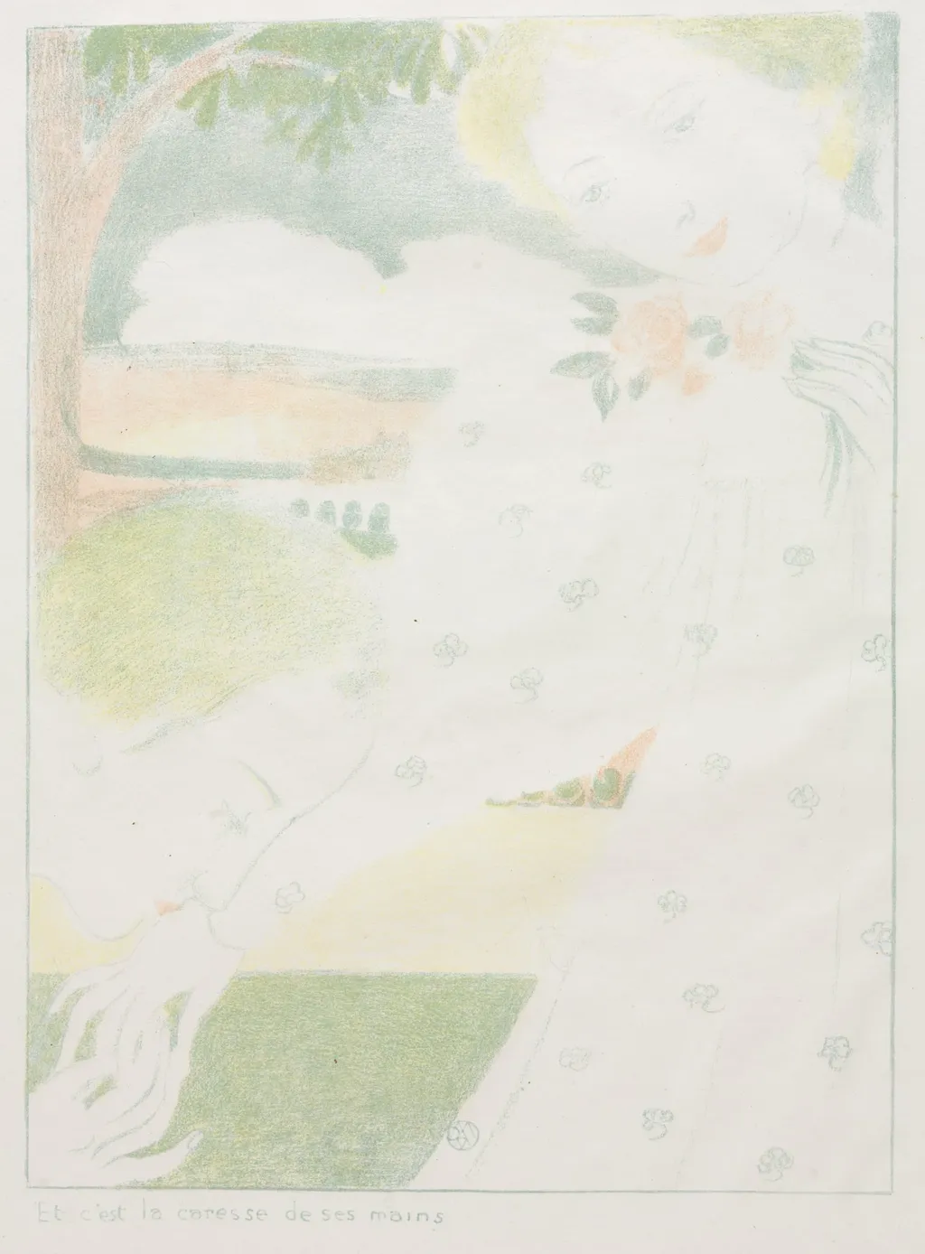 And It is the Caress of their Hands, by Maurice Denis, 1898
