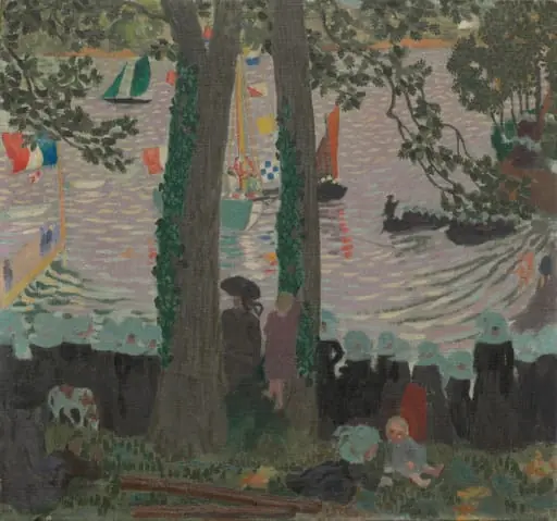 Blessing of a Yacht on the Belon River, by Maurice Denis