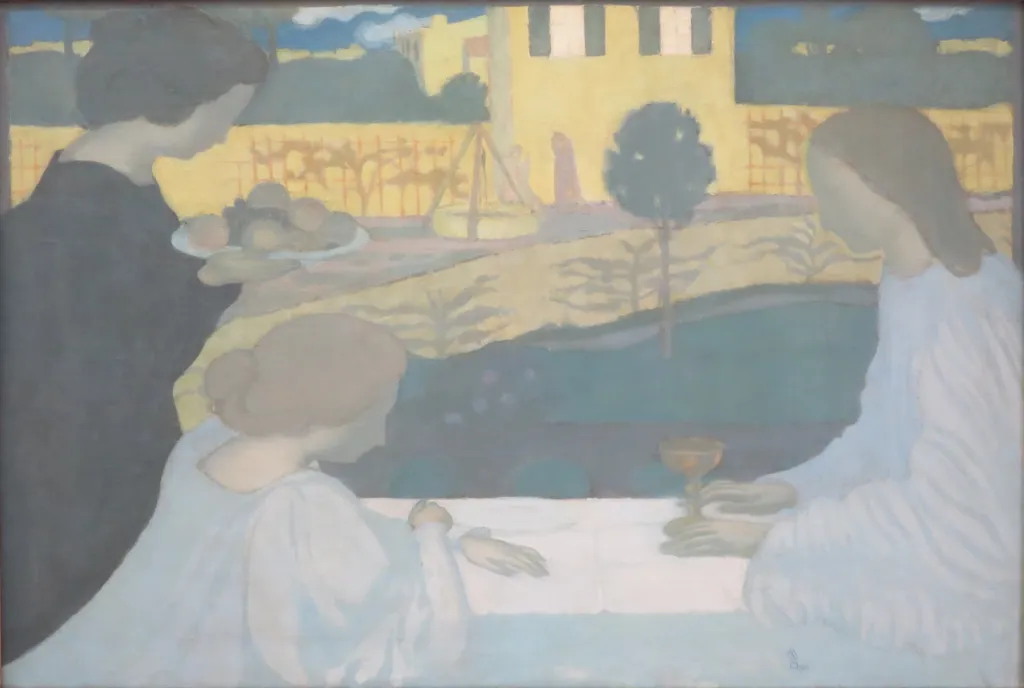 Martha and Mary, by Maurice Denis, oil, 1898