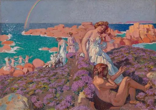 Odysseus ja Kalypso, by Maurice Denis