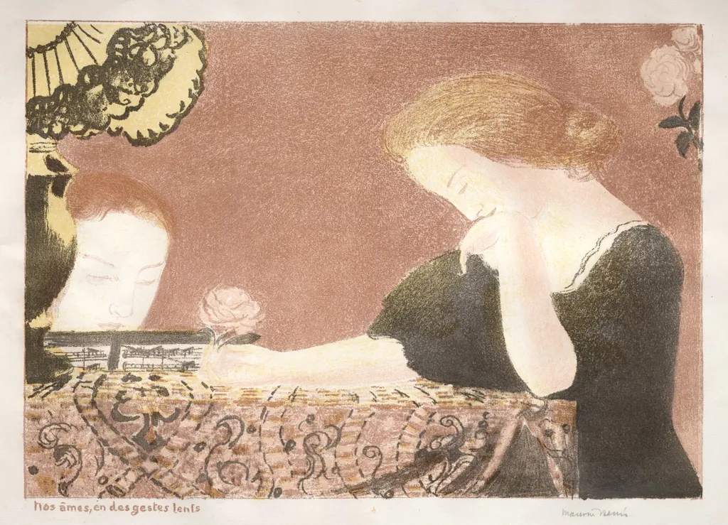 Our Souls, in Languorous Gestures, by Maurice Denis, 1898