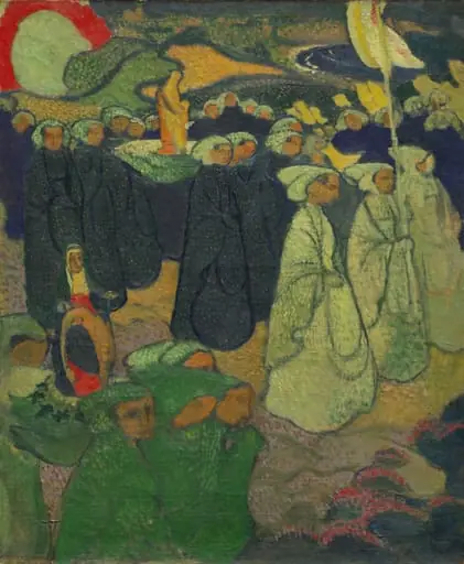 Procession or Pardon at Perros-Guirec, by Maurice Denis
