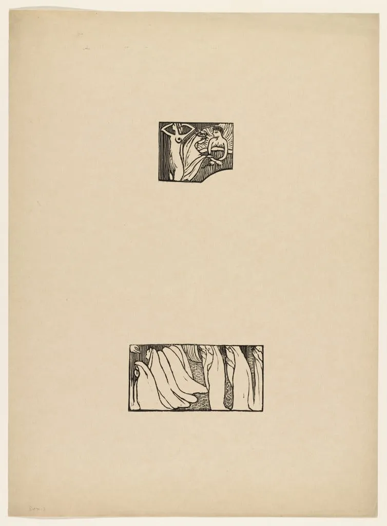 Untitled, by Maurice Denis, ink, 1891
