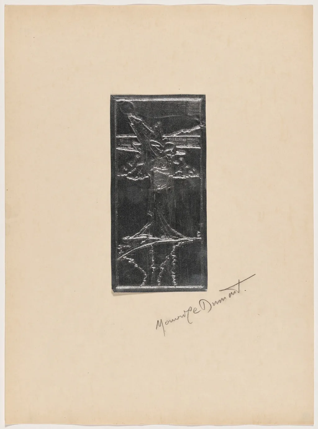 Image, by Maurice Dumont, ink, 1895