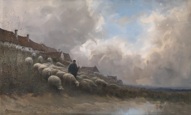 Landscape with Sheep — Cercle royal des Beaux-Arts
