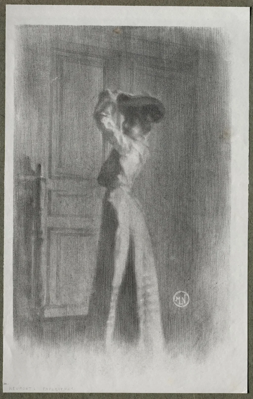 Fashionable Woman, by Maurice Louis Henri Newmont, 1900