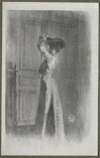 Fashionable Woman, by Maurice Louis Henri Newmont