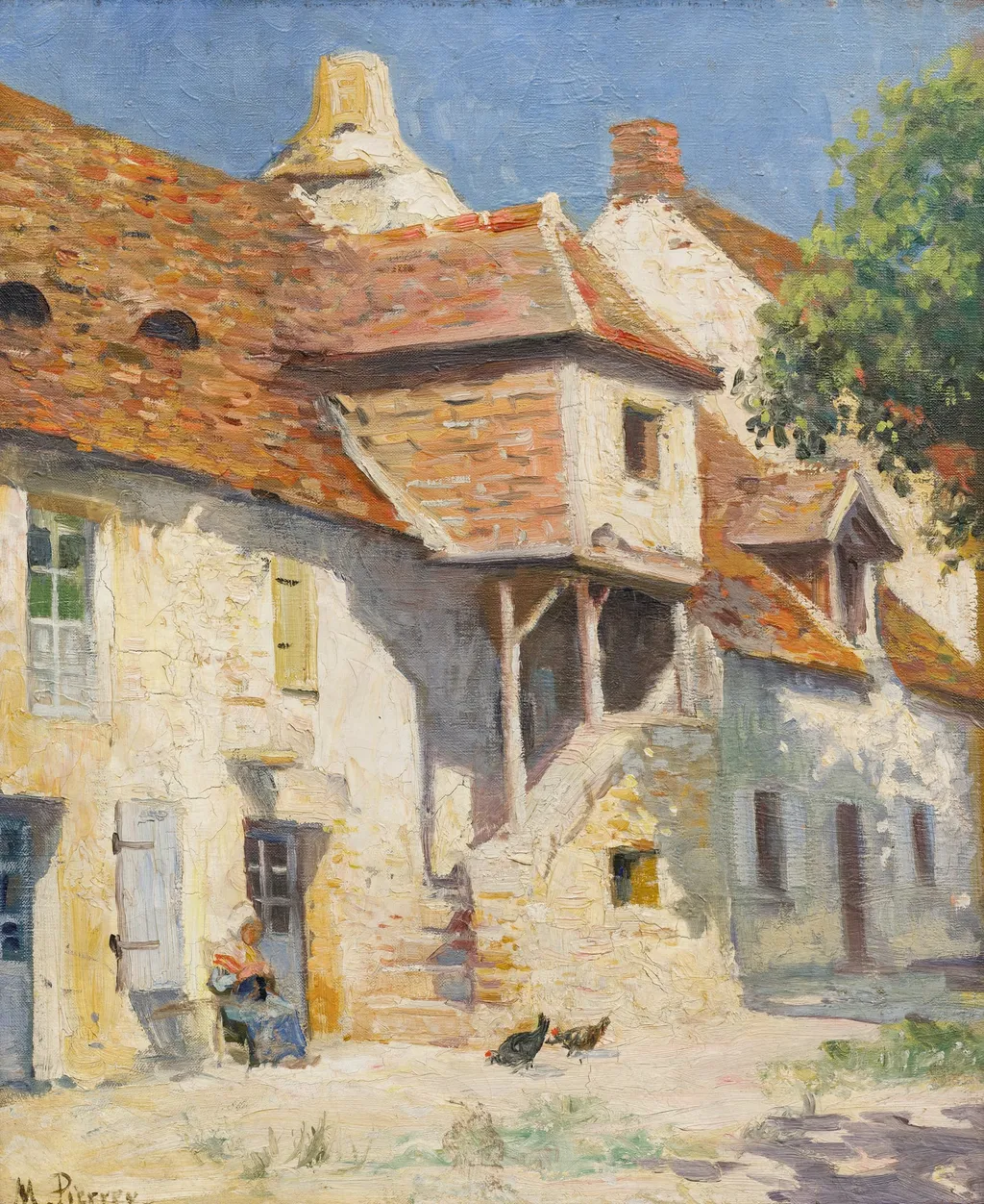 Fermă, by Maurice Pierrey, 1850