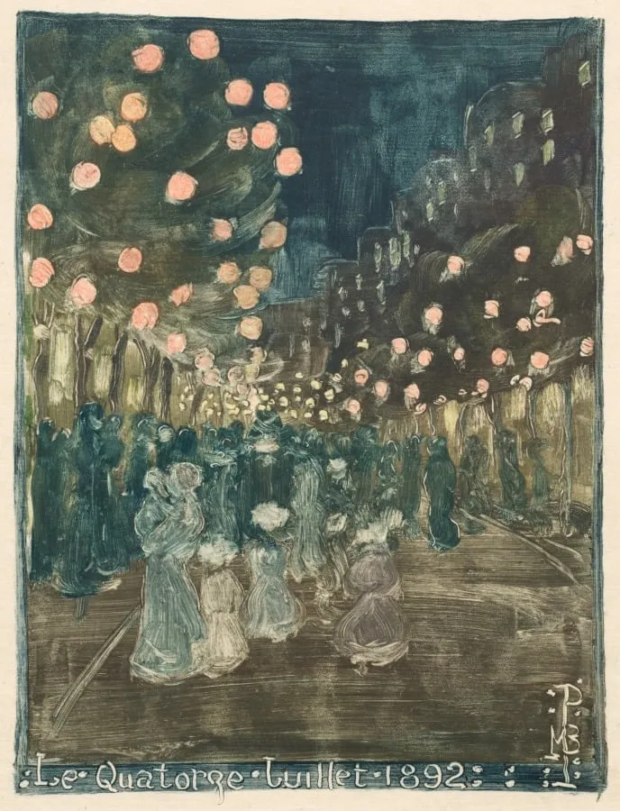 Bastille Day, by Maurice Prendergast, 1892