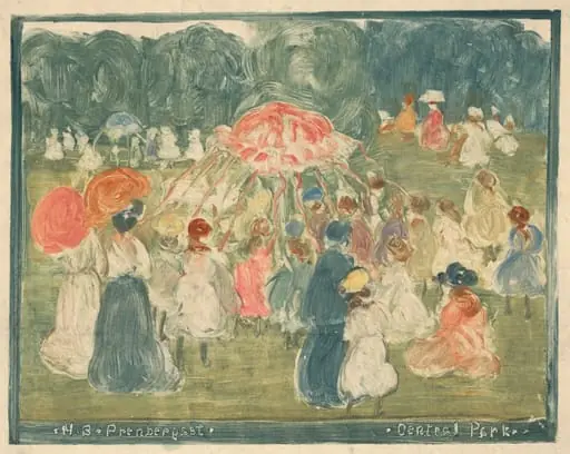 Central Park, by Maurice Prendergast