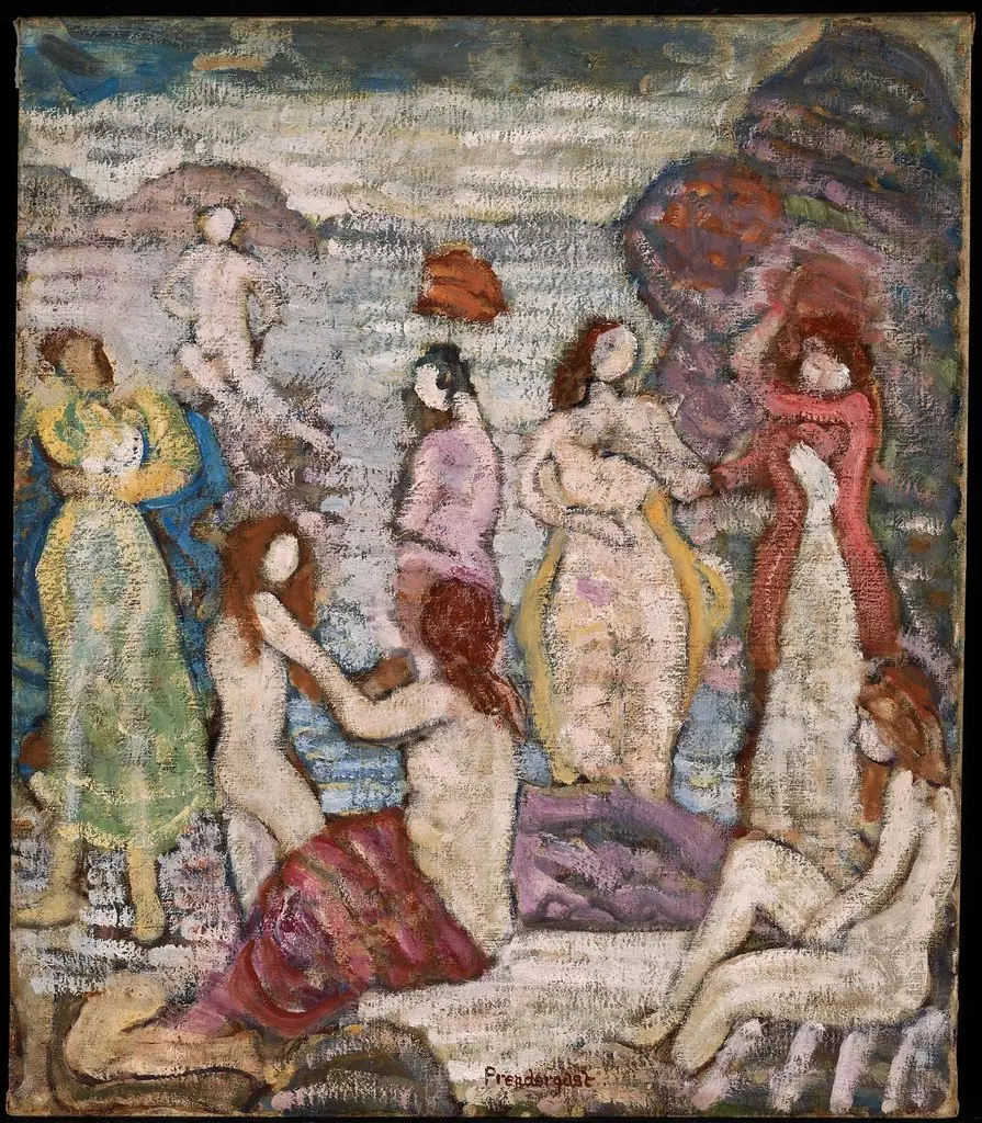 Eight Bathers, by Maurice Prendergast