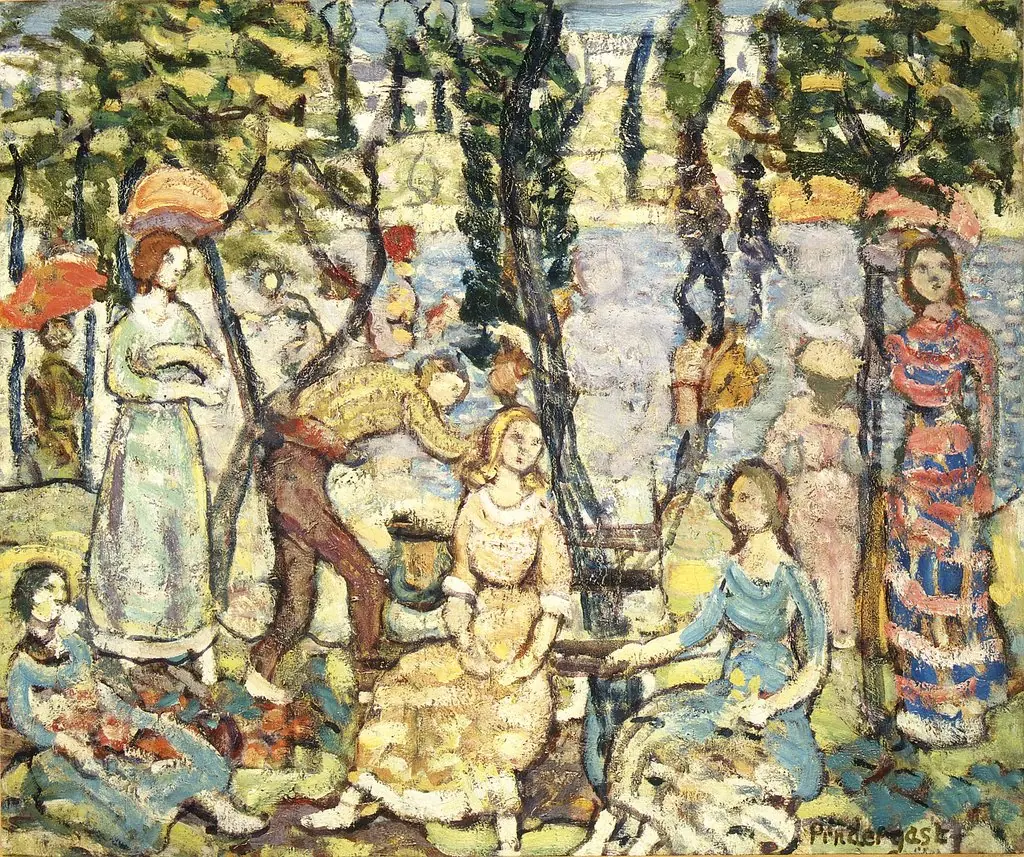 Group of Figures, by Maurice Prendergast