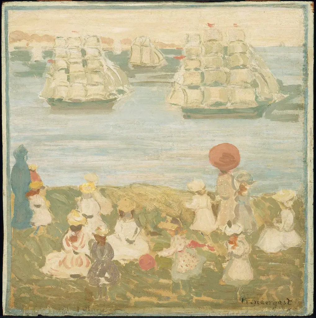 The Pretty Ships, by Maurice Prendergast