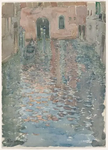 Venetian Canals, by Maurice Prendergast