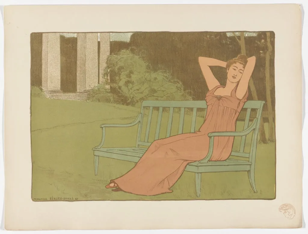 Untitled, by Maurice Réalier-Dumas, ink, 1897