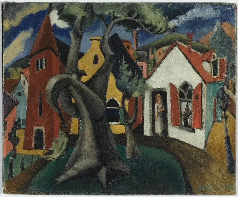 Village Scene, by Maurice Sterne