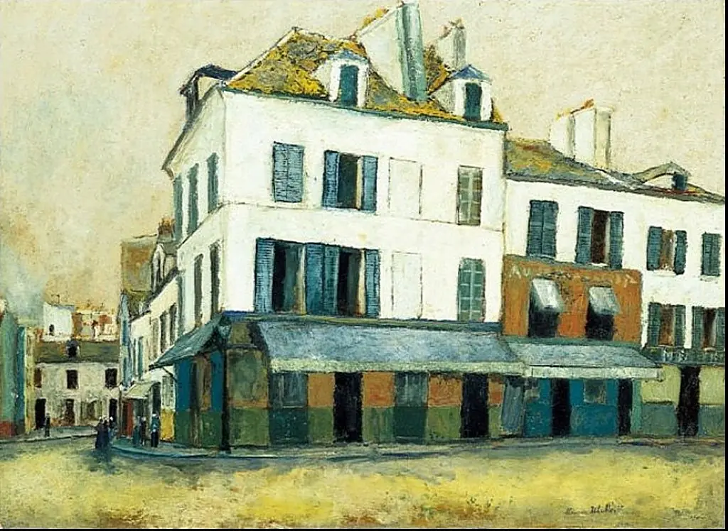 Place du Tertre à Montmartre, by Maurice Utrillo